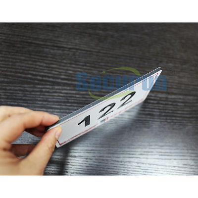 White DiBond Room Number Reflective Address Signs For Mailbox
