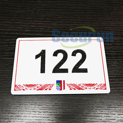 White DiBond Room Number Reflective Address Signs For Mailbox